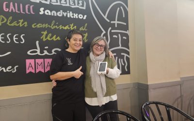 Guanyadora sorteig iPhone de la cistella de Nadal 2024